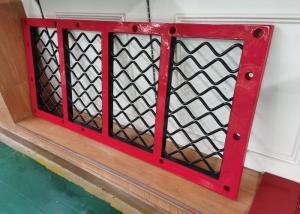 China 100mm Aperture Quarry Poly Strip Self Cleaning Screen wholesale