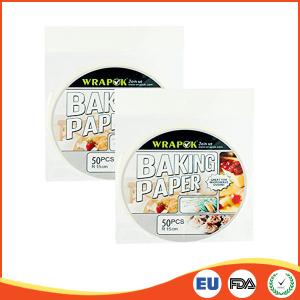 Round Silicone Paper Sheets For Cooking / Baking , Professional Parchment Paper Sheets