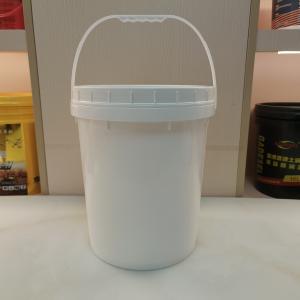 China Food Grade Polyethylene Oil Bucket Big Round Plastic Buckets UV Resistant on sale
