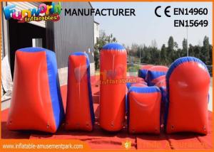 China Commercial Inflatable Paintball Bunkers / Adult Inflatable Nerf Arena wholesale