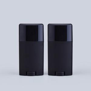 China Black Deodorant Stick Container 50g 75g PP Twist Up Empty Deodorant Tubes wholesale