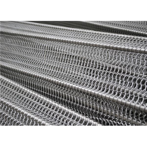 Food Processing Wire Mesh SS Conveyor Belt For Cooling And Freezing