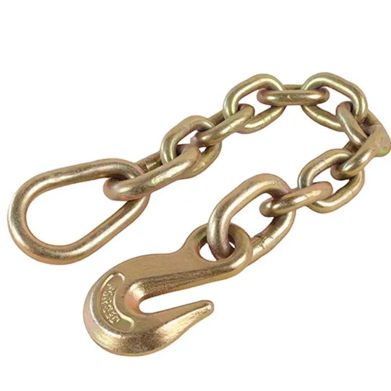 20Mn2 Steel Link Chain 22mm High Strength Alloy Steel Chain Test Load 48kN
