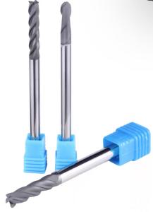 China Professional CNC Milling Cutters Diamond Coated Carbide 2 Flute Ball End Mills wholesale