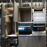 Customized Lacquer Kitchen Cabinet With PVC Door Panels Bespoke Kitchen System