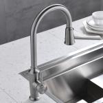 Gooseneck Pull Out Hose Kitchen Taps