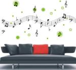 Contemporary Personalised Wall Flower Stickers F301, Floral Wall Stickers
