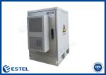 Anti Theft Weatherproof 16U Outdoor Telecom Cabinet Anti Corrosion Powder