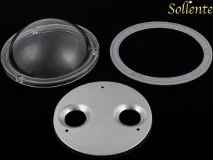 China 142mm Frosted LED High Bay Light Lens Cover For 50W LED Flood Light wholesale