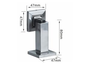 China Punching Magnetic Door Stop Holder Stainless Steel Casting Door Mounting wholesale