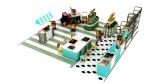Supermarket Role Play House CE Approved Indoor Childrens Playground Equipment