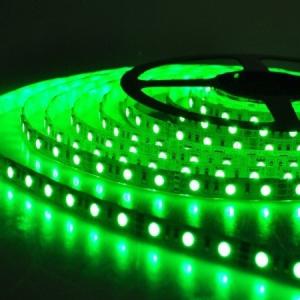 China Green 5050 24V LED strip flexible light 60 leds 5m Roll 300SMD IP65 Waterproof JALN7 wholesale