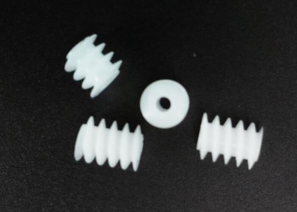 Quality Self Lubricant High Precision Gears , 8mm Plastic Worm Gear Reducer POM UL94V-0 for sale
