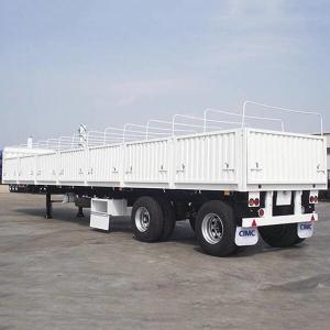 China 600mm Height 12 Wheel 3 Axle 50T Side Wall Cargo Trailer wholesale