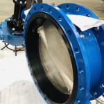 BS EN 593 Double Flanged wormgear Rotork Auma Captop Underground butterfly valve