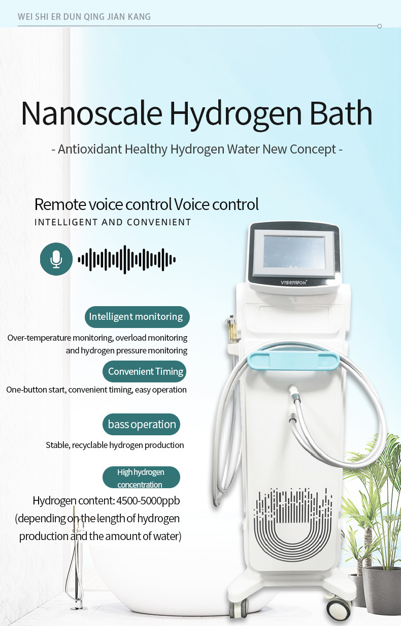 24V Output Voltage Rich Hydrogen Water Bathing Machine 4500-5000ppb Hydrogen Content