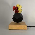 MAGNETIC levitation air bonsai plant pot black pot,floating plant pot