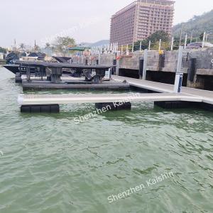 China Modular Floating Dock HDPE Modular Pontoon Boat For Sale Marine Floating Dock wholesale