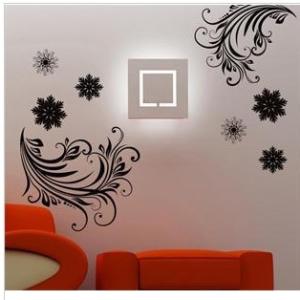 China Contemporary Cool Removable Wall Flower Stickers LY-015, /Wall Sticker Art /Decorative Wall Stickers /Floral Wall Stickers wholesale
