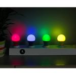 Colorful Aluminum Coating B22 Decorative Light Bulbs