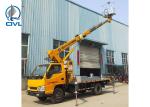150hp Aerial Work Truck 17m Telescopic Foldable Aero Vehicle Boom Lifter Wheeled