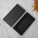 Rigid Black Mobile Case Packaging Box Kraft Paper Coated Paper