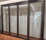 Aluminum Frame Custom Garage Door Folding Sliding Glass Doors for Modern Homes