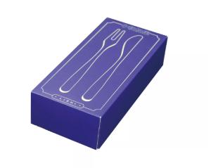 China Varnishing Dinnerware Packaging Boxes Dinner Set Box For Fork Spoon wholesale