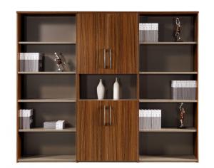 China Wooden Home Filing Cabinet , Black Wood File Cabinet 800*400*2000Hmm Size on sale