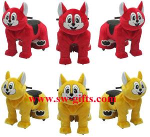 China Walking animal electric plush battery toy to ride ride on horse High Quality wholesale