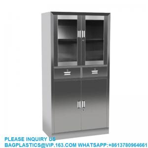 China Lab Furniture Supplies Factory Customized Metal Stainless Steel Medical Cabinet With Drawers on sale