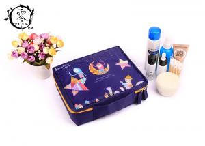 China Cartoon Moon Star Cosmetic Bags, Portable Pouch Waterproof Material Makeup Travel Case on sale