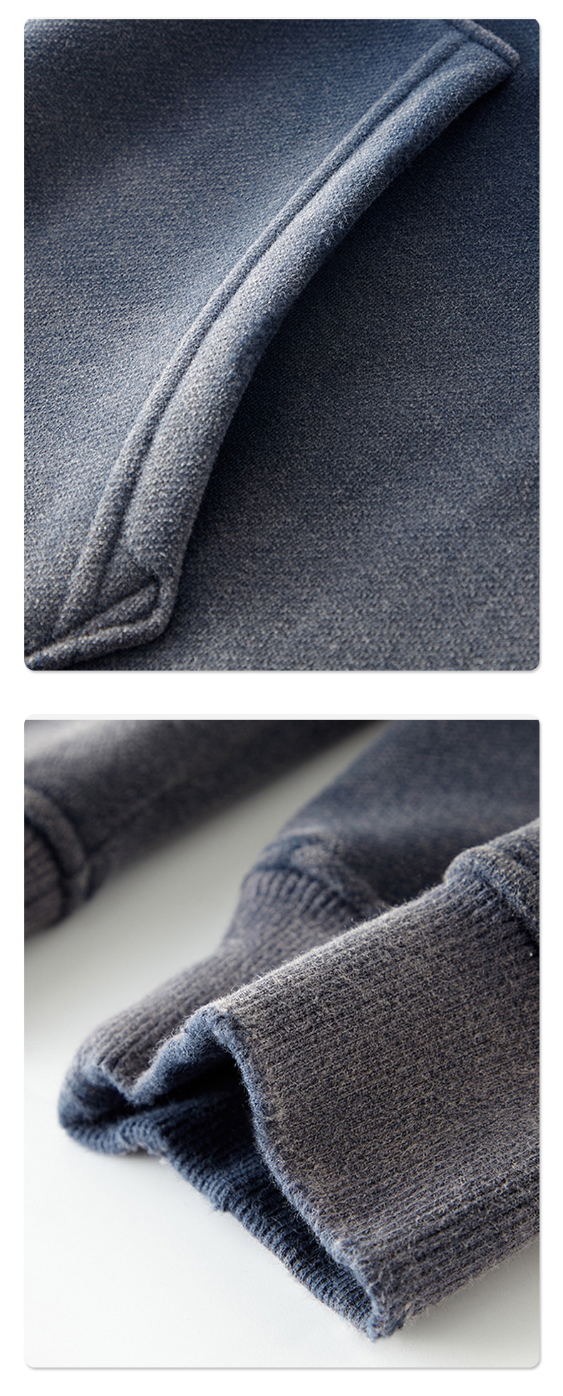 360grams Spray Dyed Plain Dyed Mens Black Worn Washed Crewneck Sweatshirt Regular Sleeves