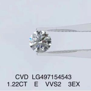 China 1.22 Ct E Color VVS2 3EX Lab Grown Diamond Jewelry CVD Synthetic Lab Grown Diamond wholesale