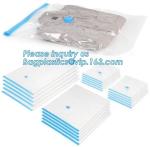 vacuum storage bag set, plastic nylon pe vac bag for travel, K clothes storage