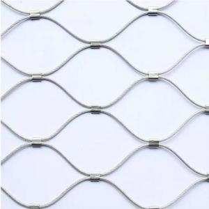 China Aviary 30x30mm 304/316 Stainless Steel Rope Wire Mesh In Animal Protection wholesale