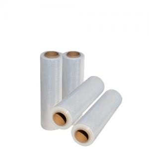China Machine Grade LDPE Clear Stretch Wrap Film Roll 15 - 35 Micron Thickness wholesale