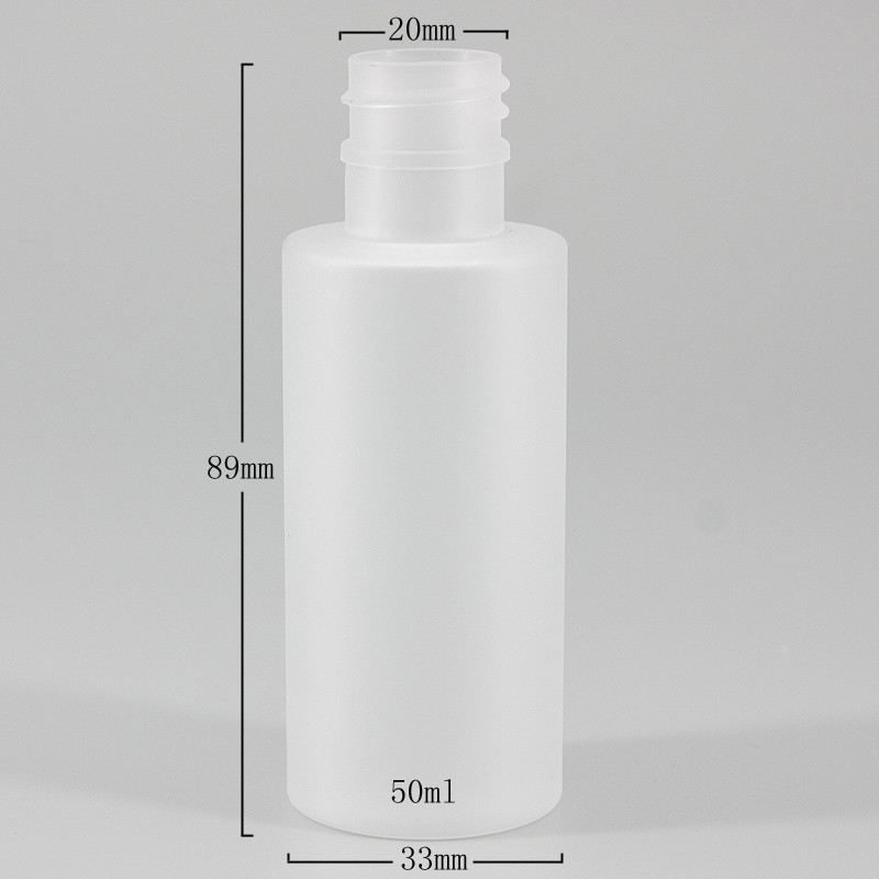Frosted Plastic Cosmetic Packaging 50ml Face Toner Bottle