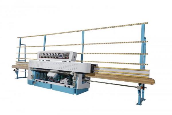 10 Spindles Laminated Glass Edging Machine with 45 Angle Range
