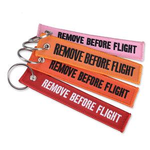 China Non - Toxic Embroidered Key Tags Comfortable Touchness For Advertising wholesale