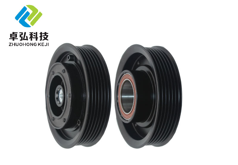Auto AC Compressor Pulley Clutch Kit 6PK 115MM 12V For Audi A3 Car Fitment 35*52*20mm