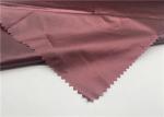 Two Tone Polyester Nylon Downproof Water Repellent Outdoor Fabric Soft Shiny