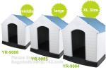 Large Plastic Dog House Outdoor Indoor Doghouse Puppy Shelter Water Resistant