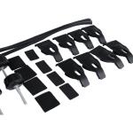 Adjustable Roof Rack Cross Bars 94cm-117cm Power Coating