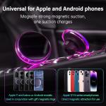 Fast Wireless Charging Magsafe Car Mount Magnetic Stable Crystal Ambient Light