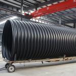 8 Inch B Type HDPE Drain Pipe Double Wall Corrugated Sewer Pipe Winding