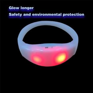 China Party supplies remote control led light bracelet lumineux led flashing wristband with 15 lighting colors wholesale