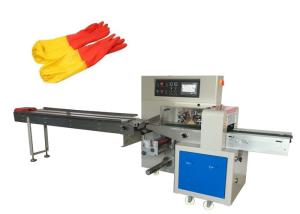 China Auto Counting Horizontal Flow Wrap Machine For Washing Dishes Gloves wholesale