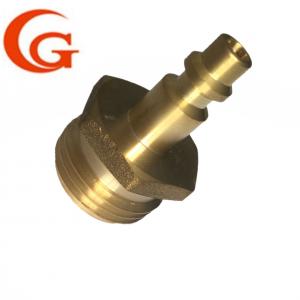 China CNC Brass Blow Out Plug Lead Free Brass Copper Pipe Fittings Blowout Adapter wholesale