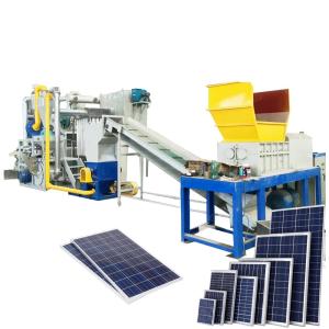 China Solar Panel Recycling Production Line for Photovoltaic Cell Crushing Separating Machine wholesale